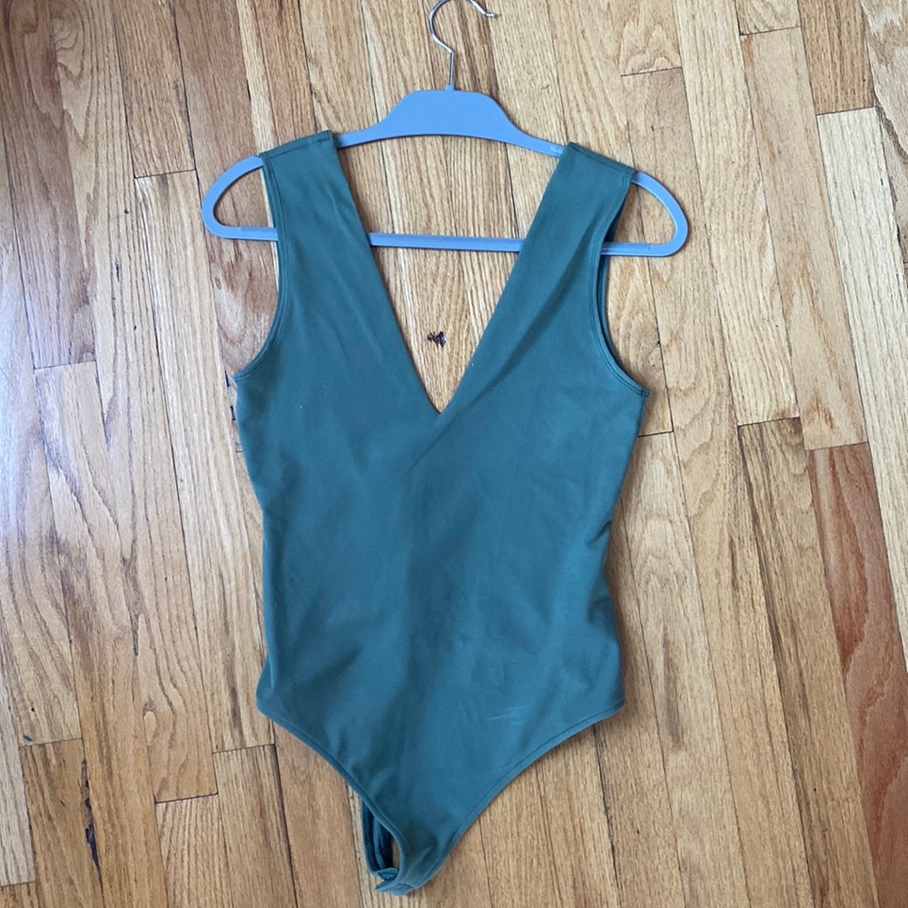 Free People Medium v neck body suit. Worn once!